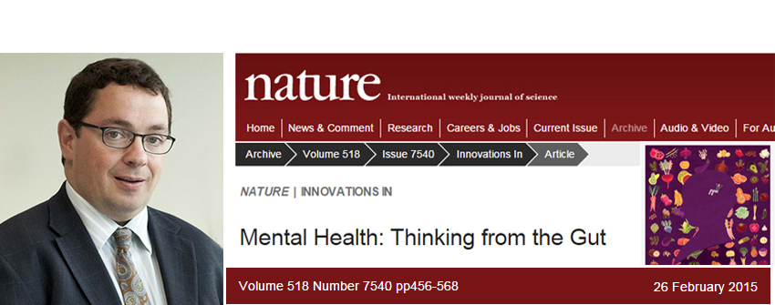 NATURE Innovations in: Mental Health: Thinking from the Gut