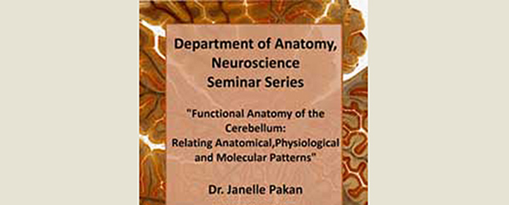 Anatomy Department Neuroscience Seminar Series

