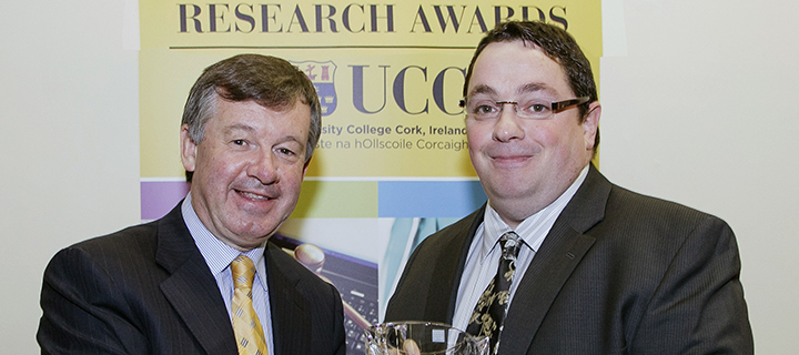 Professor John Cryan selected as UCC’s Researcher of the Year