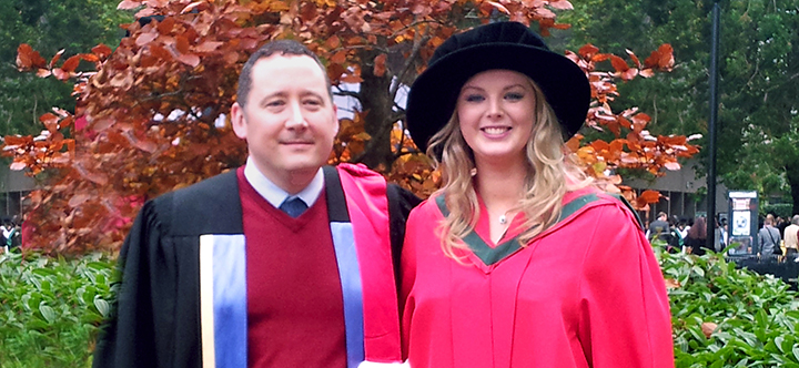 Congratulations to Grace Collins who recently graduated with her PhD 

