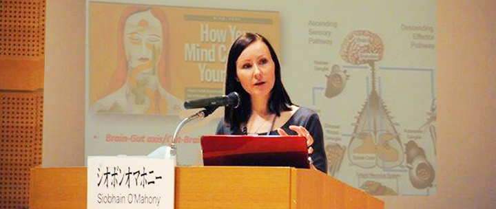Dr Siobhain O' Mahony speaks at The 18th Shizuoka Forum, Shizuoka city, Japan
