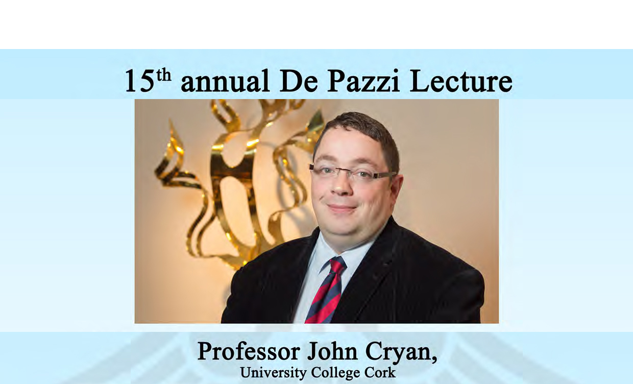 Professor John Cryan to present 15th annual De Pazzi Lecture