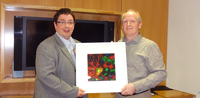 Department of Anatomy and Neuroscience bid farewell to Dr Kieran McDermott 