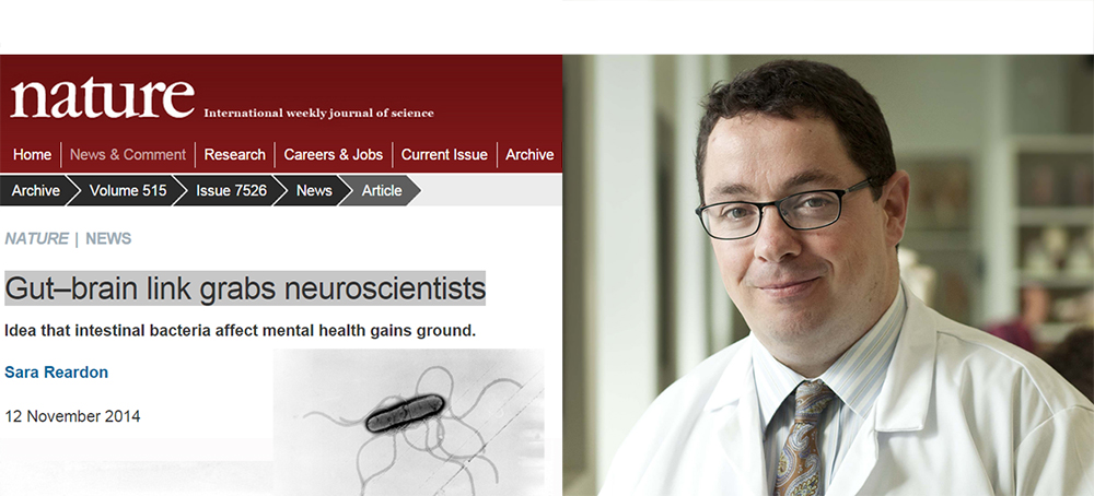 Professor Cryan's Research Profiled in Nature