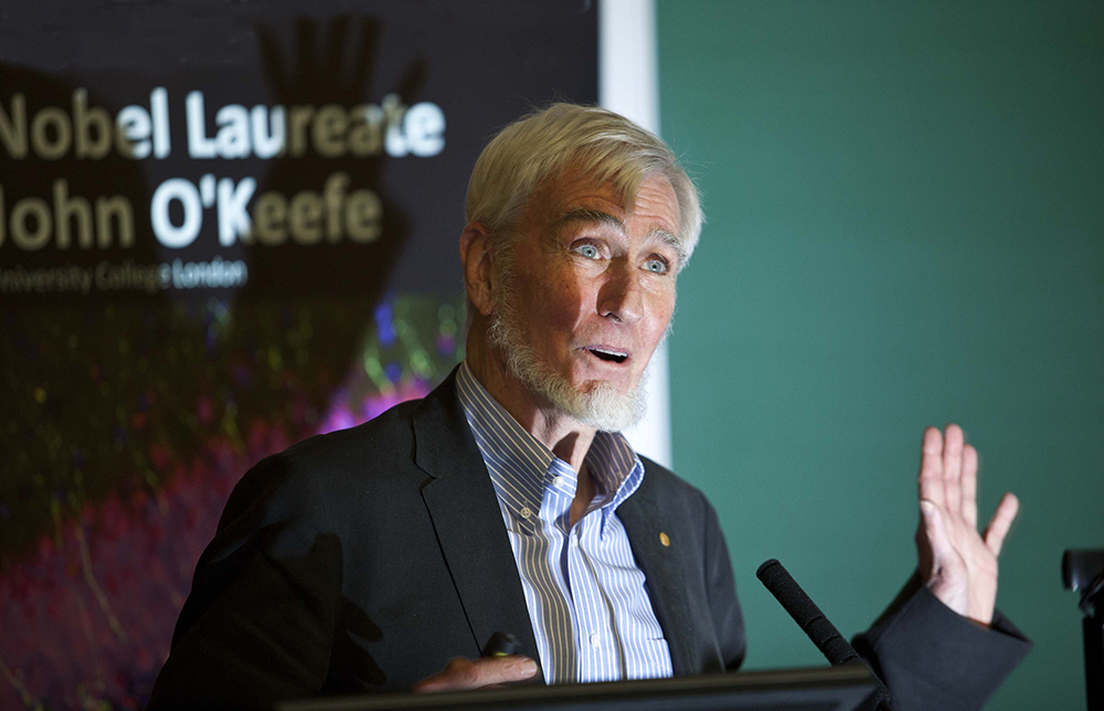 Department of Anatomy & Neuroscience welcomes nobel laureate John O'Keefe