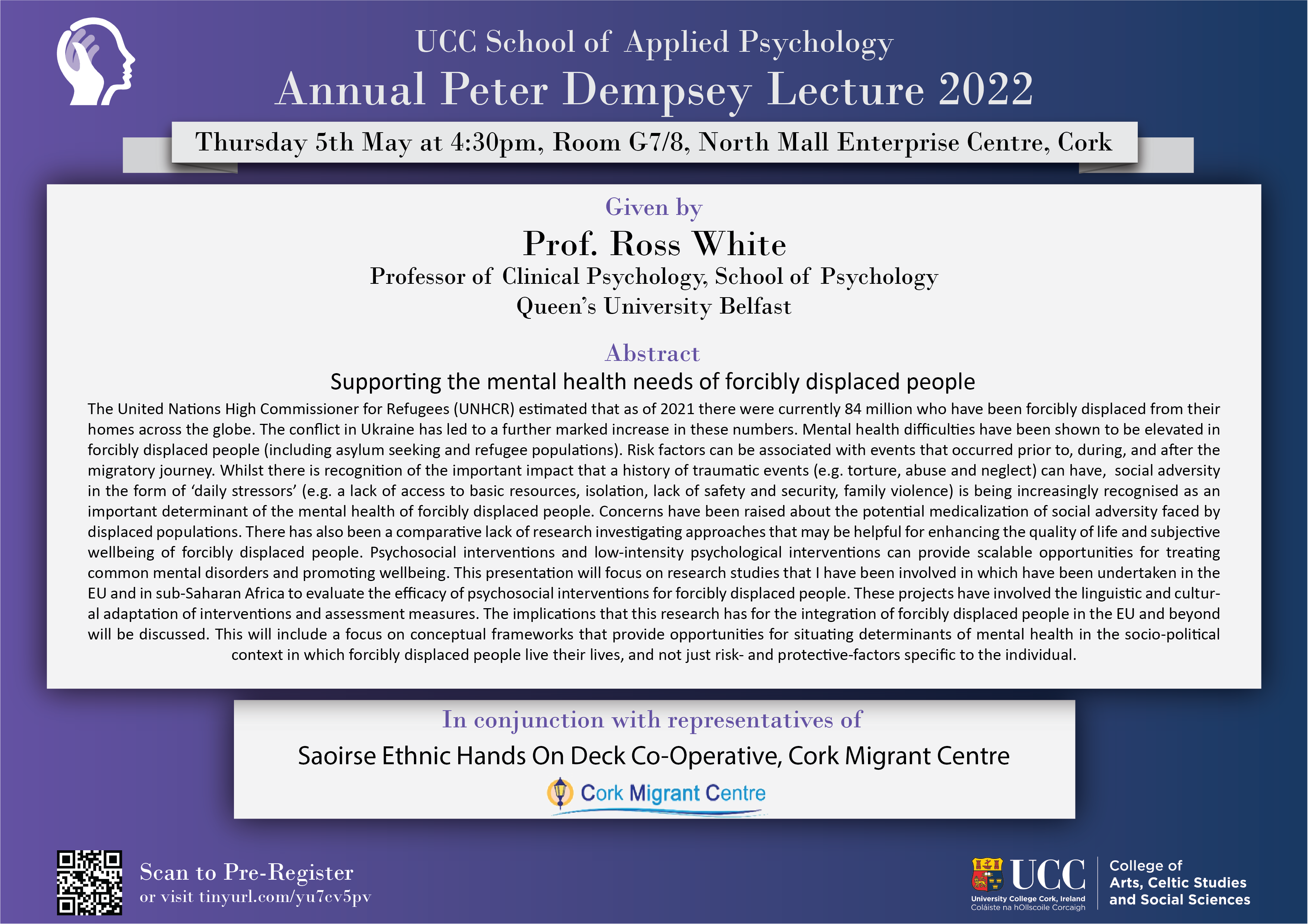 The Annual Peter Dempsey Lecture 2022