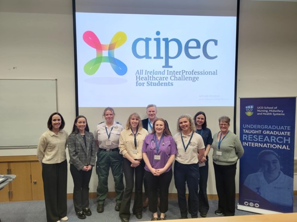Team that won the All Ireland Interprofessional Healthcare Challenge for Students 2025