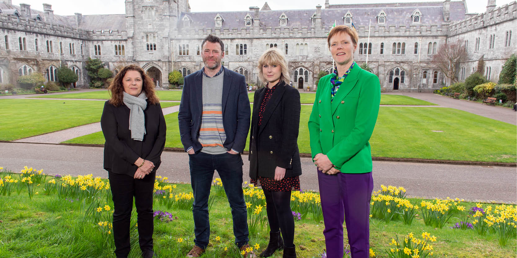 Dr Susan Joyce, School of Biochemistry and Cell Biology; Dr Gerard McGlacken, Vice Dean for Research and Innovation, SEFS; Dr Karen McCarthy, UCC Innovation Commercialisation Case Manager; Dr Sally Cudmore, Director of Innovation, UCC