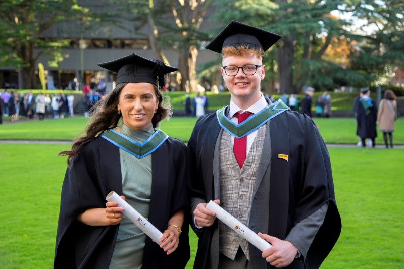 Congratulations to Orla McInerney and Jason Clifford who were both conferred with a BSc (Hons) in Biochemistry on 14th November 2023