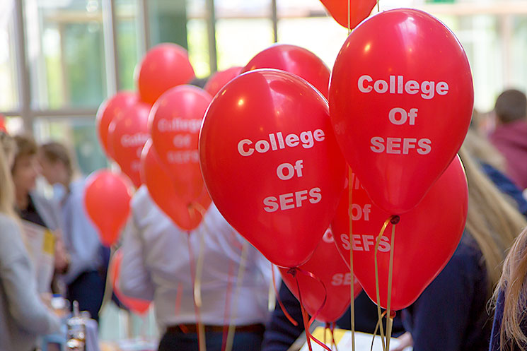College of Science, Engineering and Food Science (SEFS) section in the Western Gateway Building, UCC  at UCC Open Day 2017.