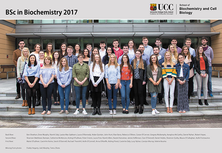 Final Year BSc in Biochemistry (Honours) class of 2017