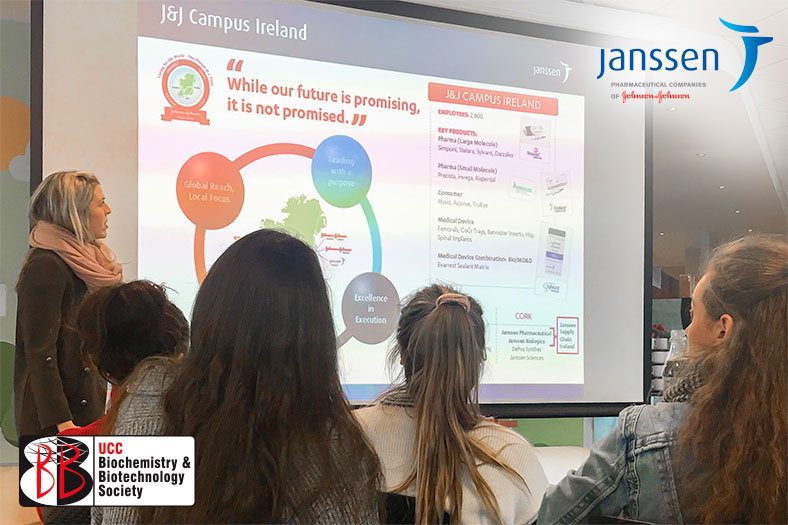 UCC student reports on visit to Janssen Sciences Ireland