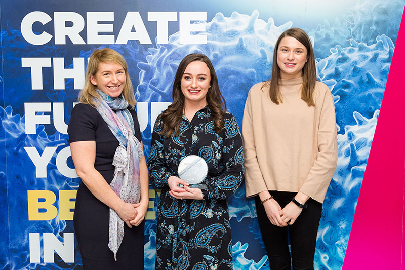 Sarah Whelan, Associate Director Quality Assurance; Eilishe Purcell and Ellen O’Rourke, Quality Assurance, Associate, Regeneron.