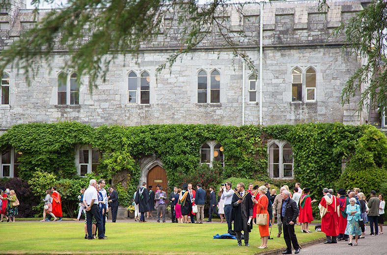 Conferring Day on the Quad at University College Cork on June 18th, 2018
