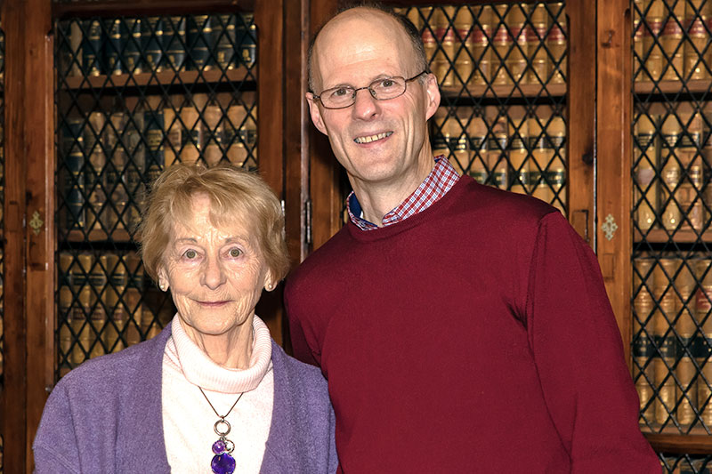 Labouré Kelleher (retired) and Professor Tommie McCarthy, School of Biochemistry and Cell Biology, UCC