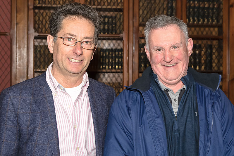 Professor Tom Cotter and Pat Allen, School of Biochemistry and Cell Biology, UCC