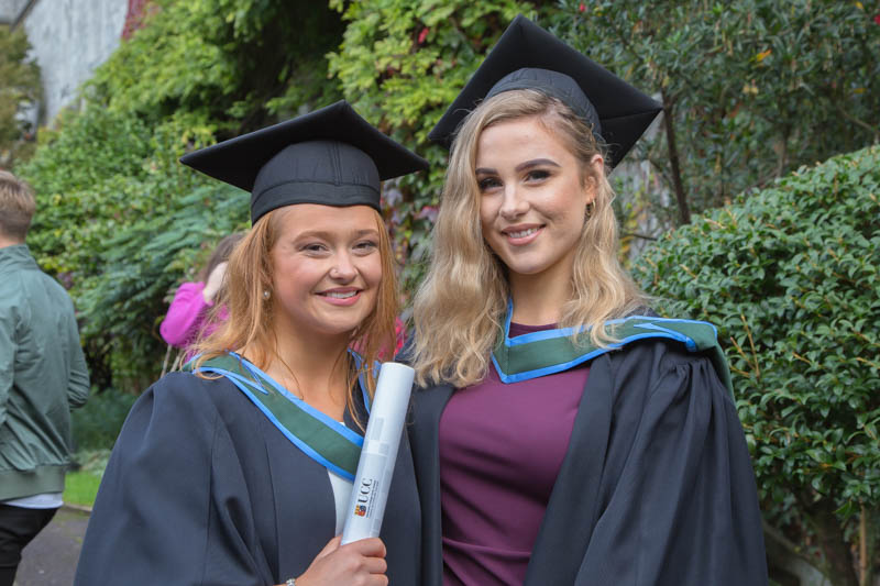 BSc Biochemistry UCC graduates (2019): Maeve O’Sullivan and Aoife Allen