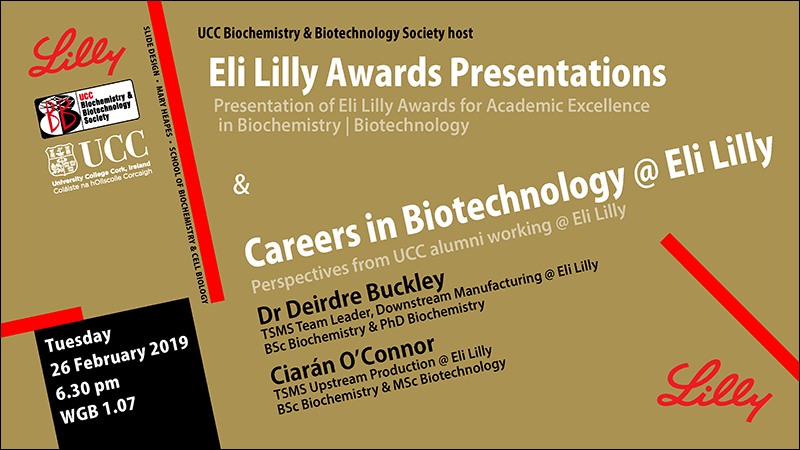 Advertisement for Eli Lilly Awards presentation