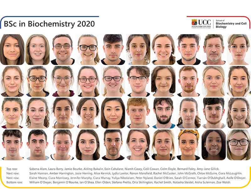 Final Year BSc in Biochemistry (Honours) class of 2020