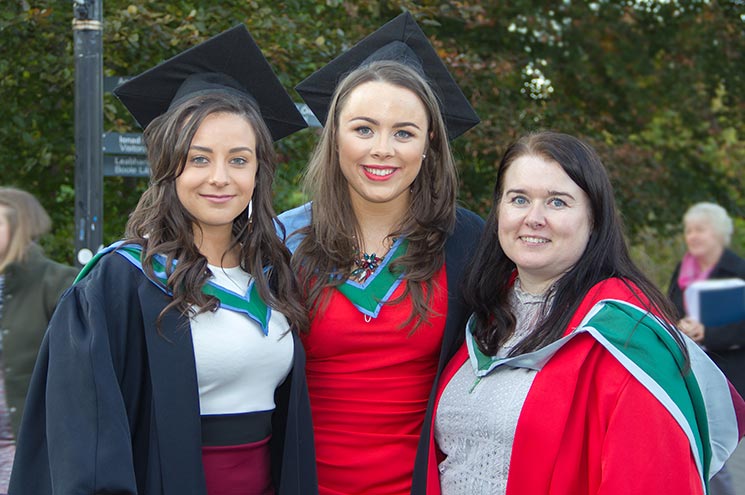 Sarah O’Donovan, Julie O’Sullivan and Dr Sinéad Kerins