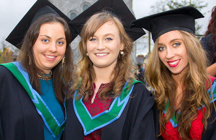 Congratulations to Aprille Duggan, Lara Farmer and Margaret O’Sullivan, BSc in Biochemistry graduates.