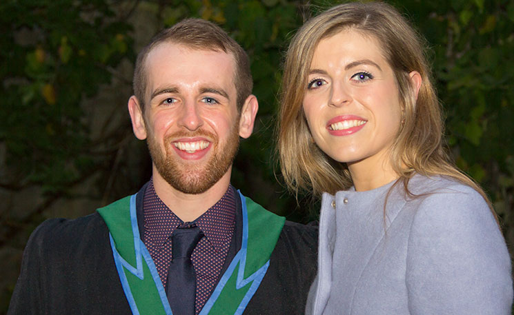 BSc in Biochemistry graduates: Padraig Dunne, pictured here with his sister Ciara who also graduated with a BSc in Biochemistry in 2011. Ciara went on to do the MSc in Biotechnology in this School and is currently working for Janssen Ireland