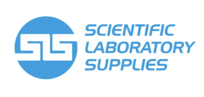A logo for SLS Scientific Laboratory Supplies