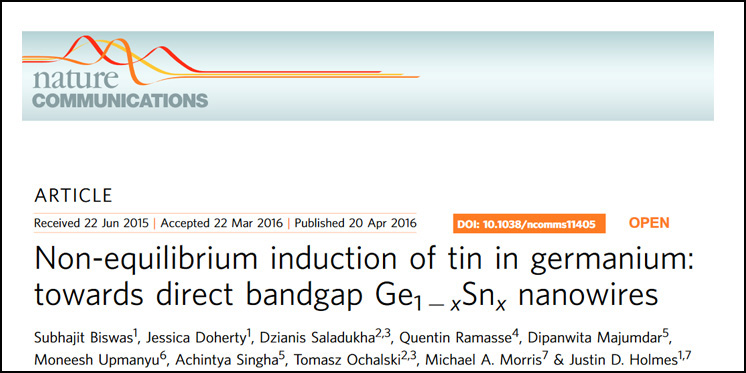 Materials Chemistry & Analysis Group publish in Nature Communications