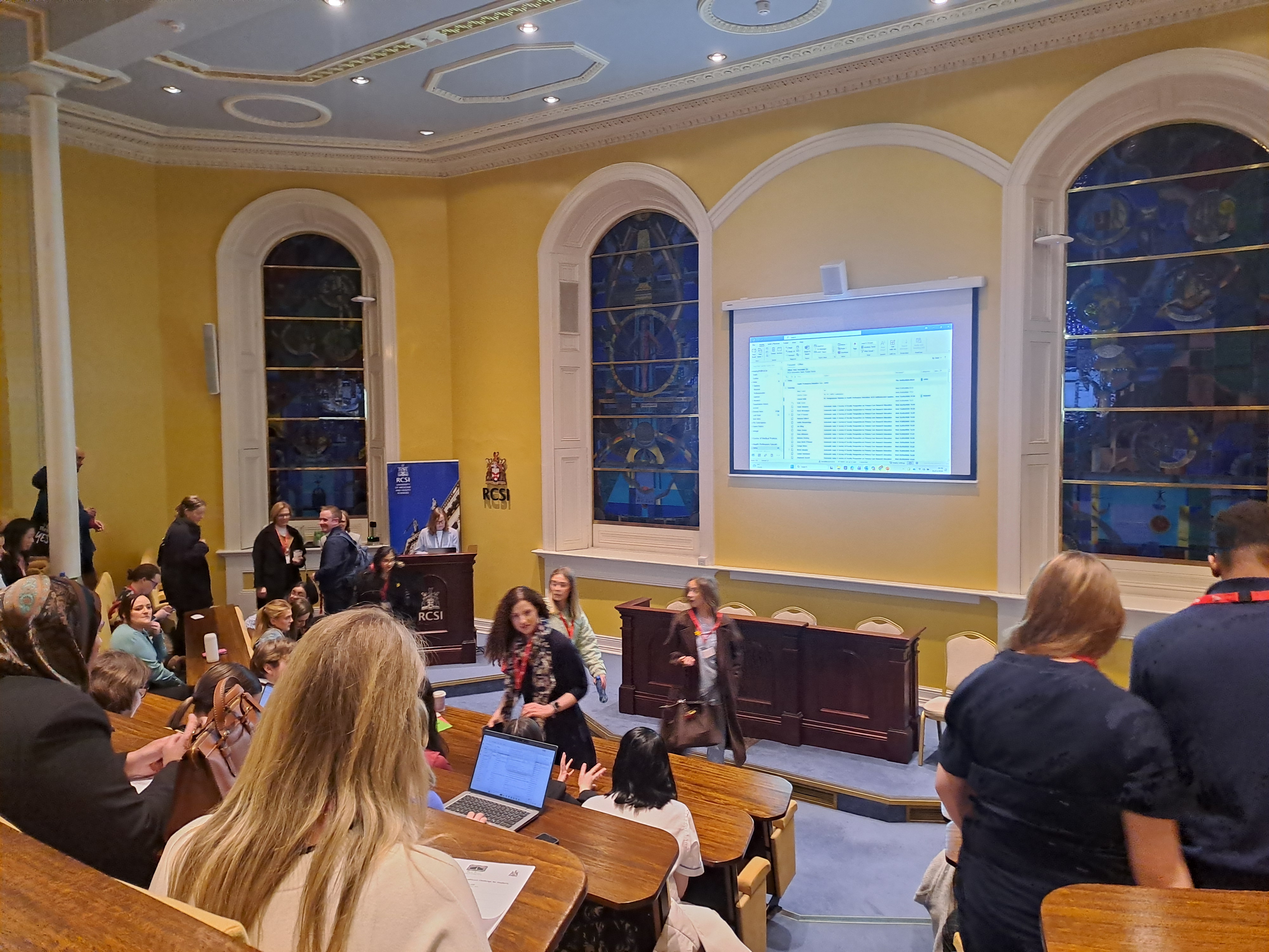 Picture of the RCSI venue and AIPEC participants