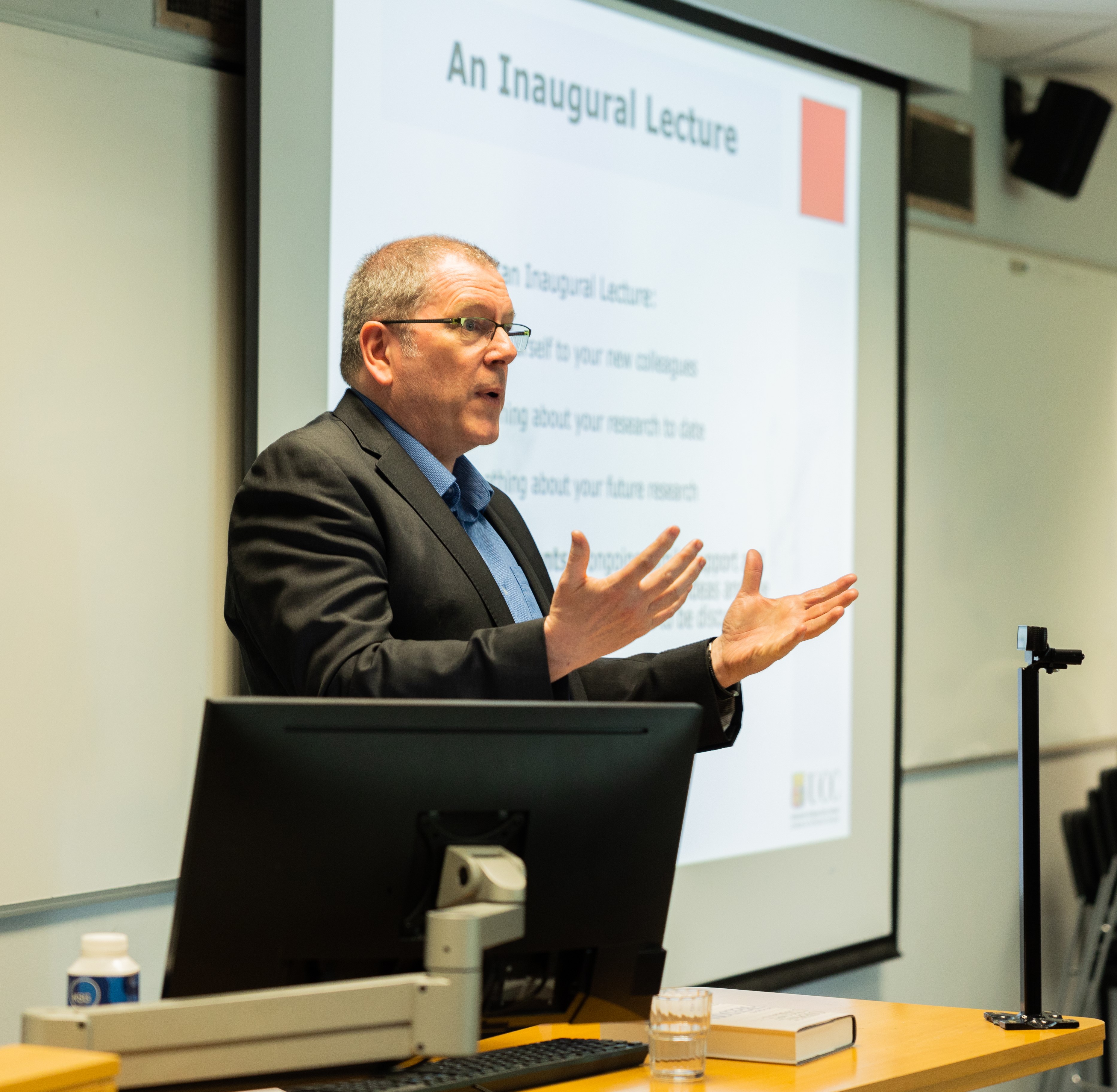 Professor Stewart Smyth delivers his Inaugural Lecture in the College
