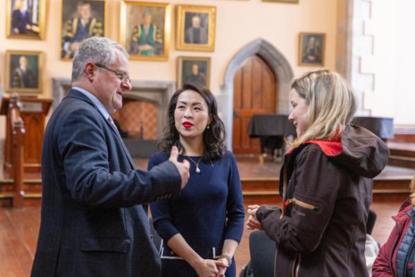 Eva Pau and Prof Mark Poustie in Conversation