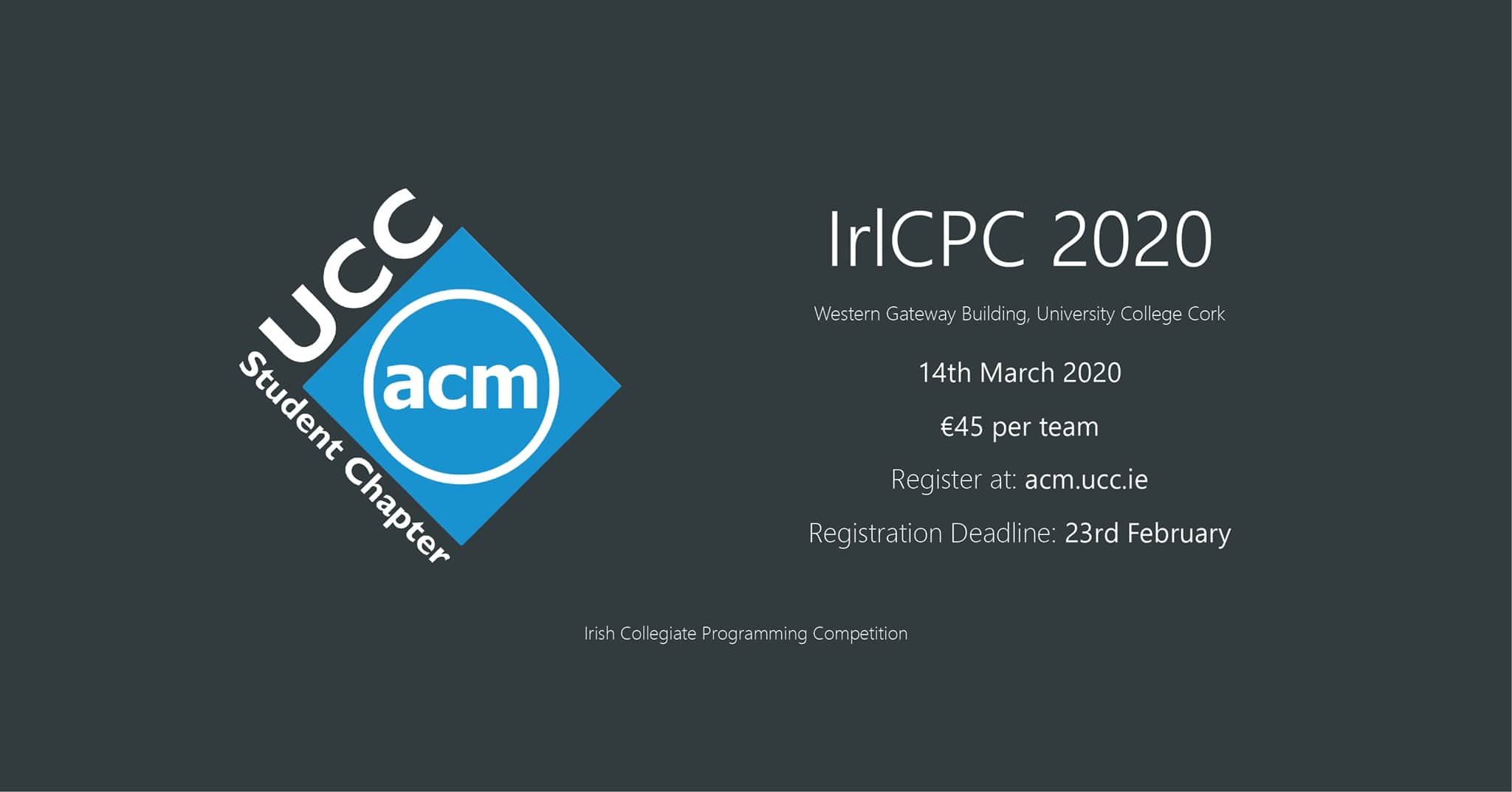 Irish Collegiate Programming Competition (IrlCPC) 