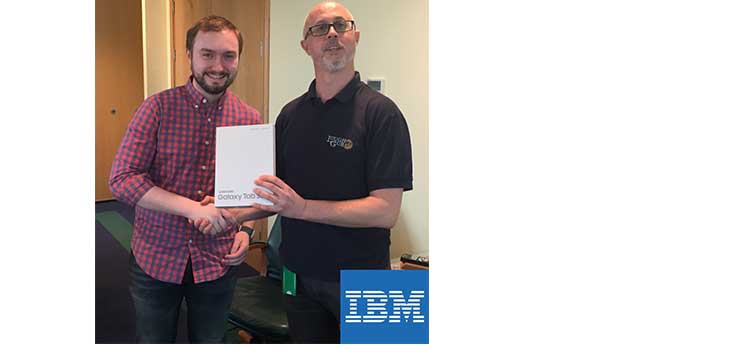 Brian McCarthy, winner of the IBM Open Source Software Competition Award