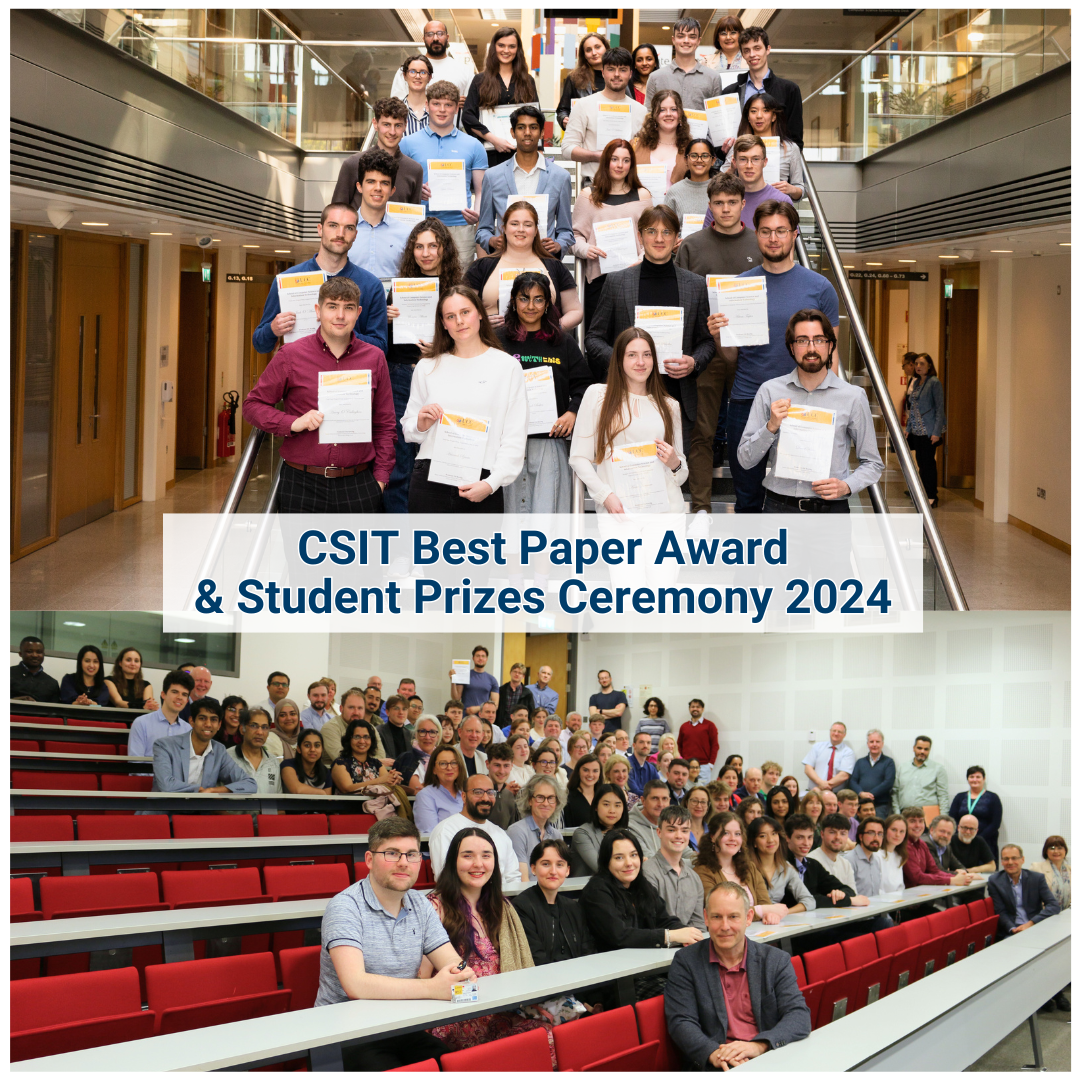 Celebrating Academic Excellence at the CSIT Best Paper Award & Student Prizes 2024