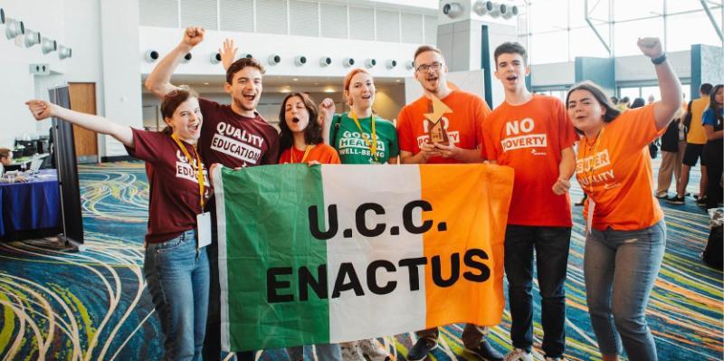 UCC STEM students represent Ireland at Enactus World Cup