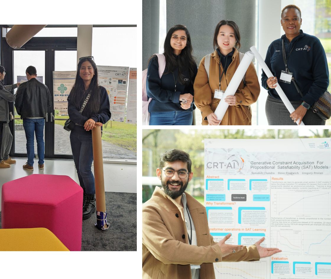 CRT AI PhD students photos collage