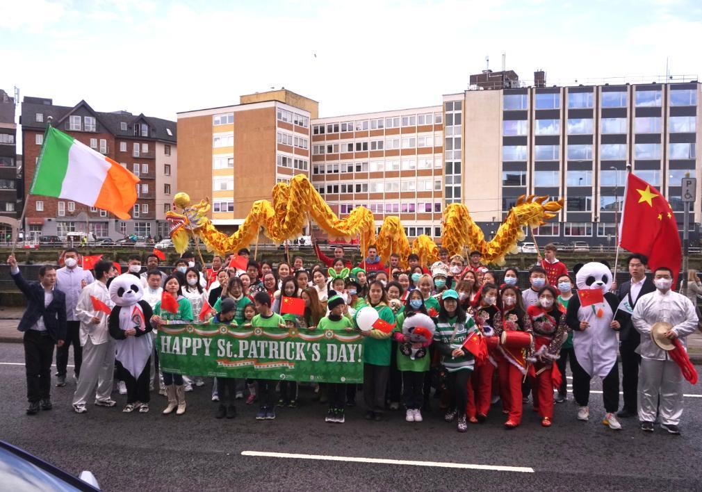 UCC CI participated in 2022 St. Patrick\'s Day parade in Cork