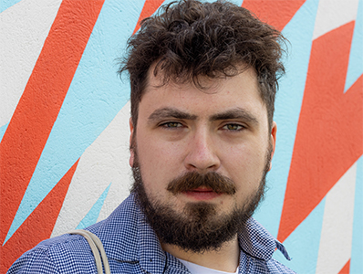 Headshot of poet Dean Browne
