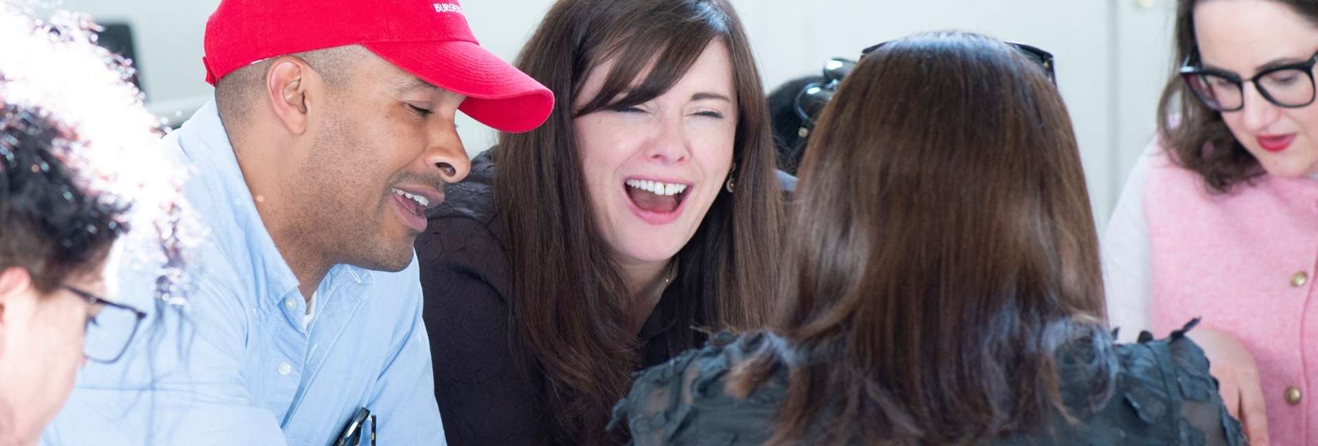 Image of students talking