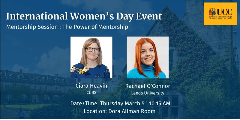 Text about CUBS International Women's Day events