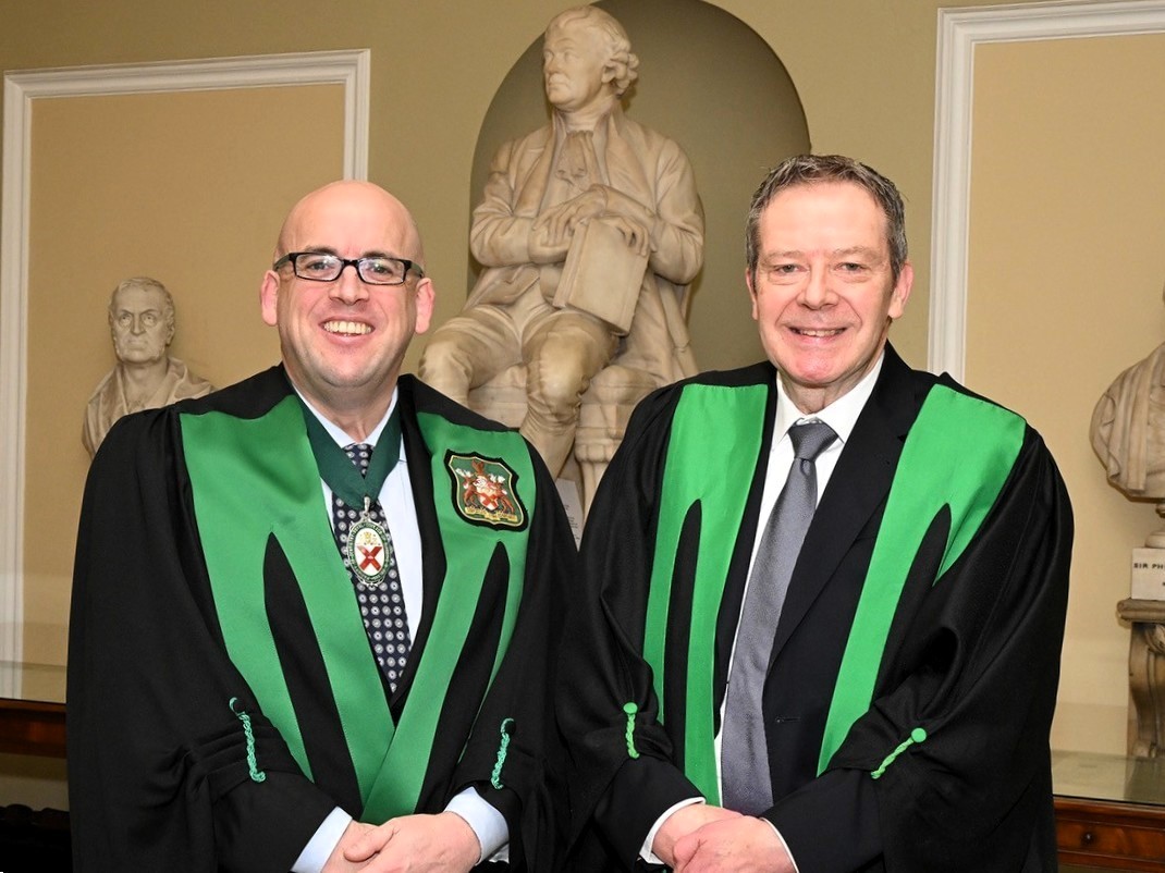 Declan is pictured above with Professor Chris Lynch, Dean of the Faculty of Dentistry, RCSI.
