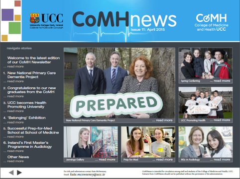 College of Medicine & Health Newsletter April 2015