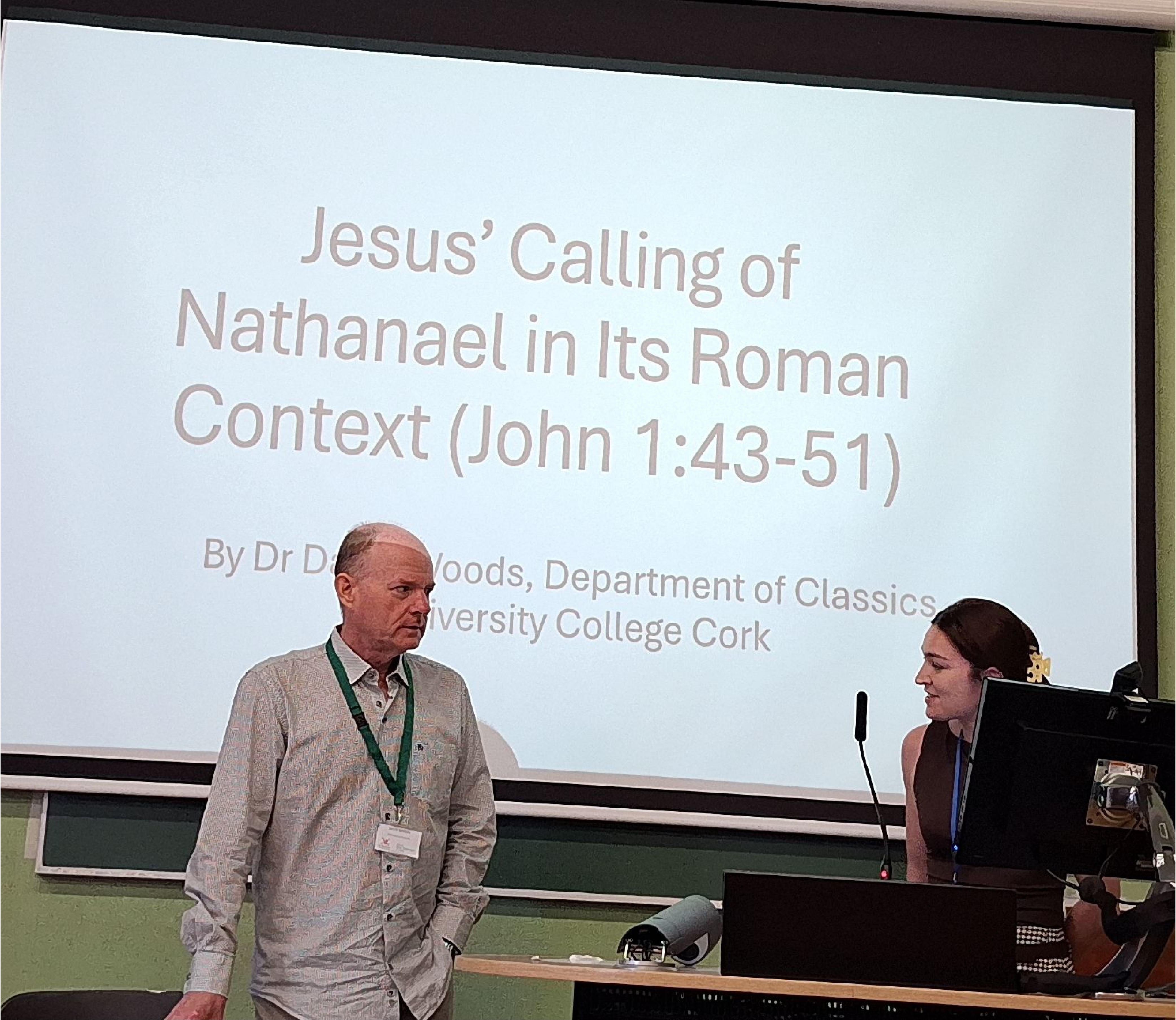 Dr David Woods delivered a lecture at the British New Testament Society Conference in August, 2026.