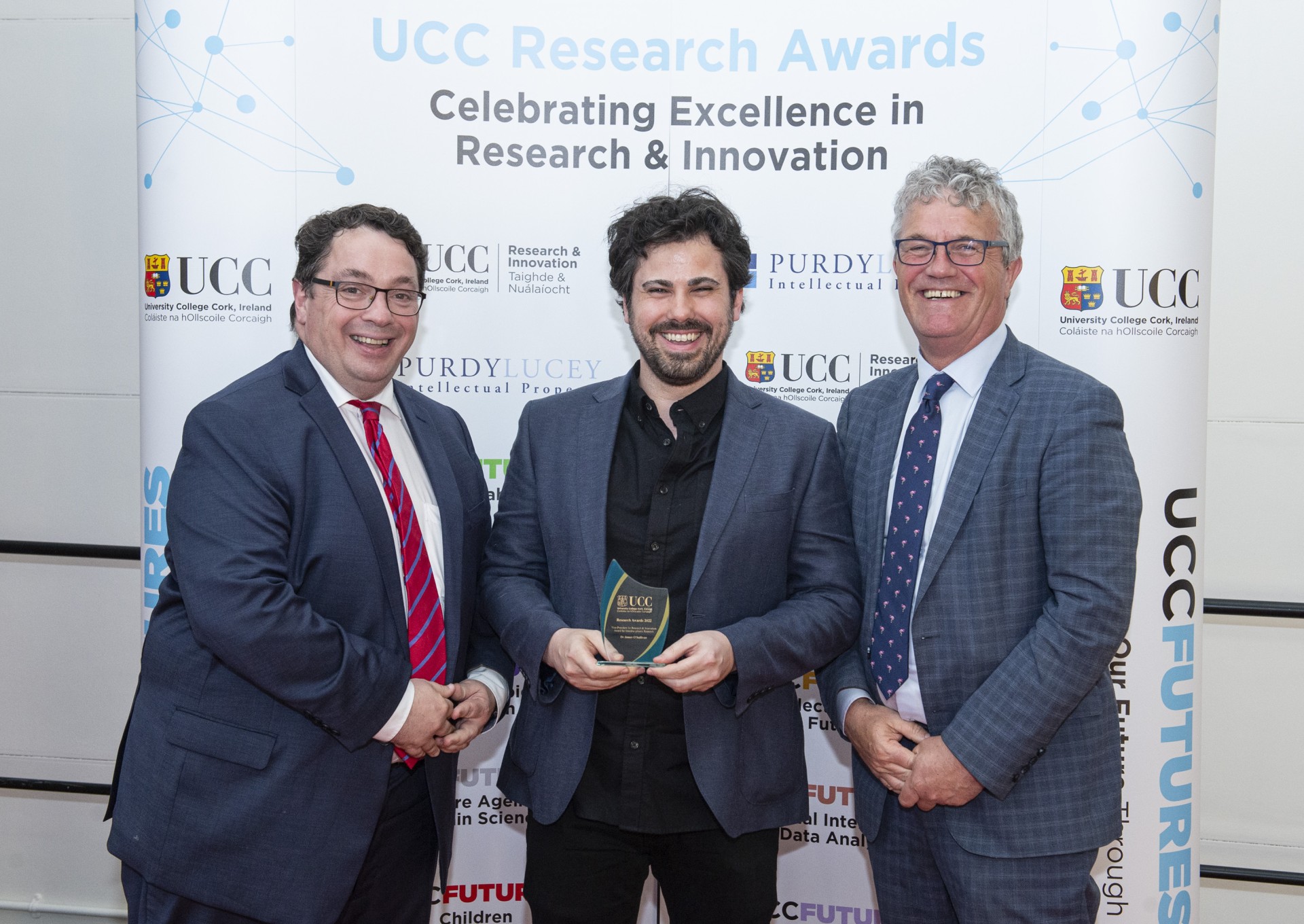 Dr James O'Sullivan receives UCC Research award