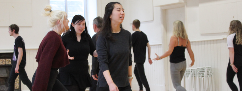 Group of students in Applied Drama Workshop