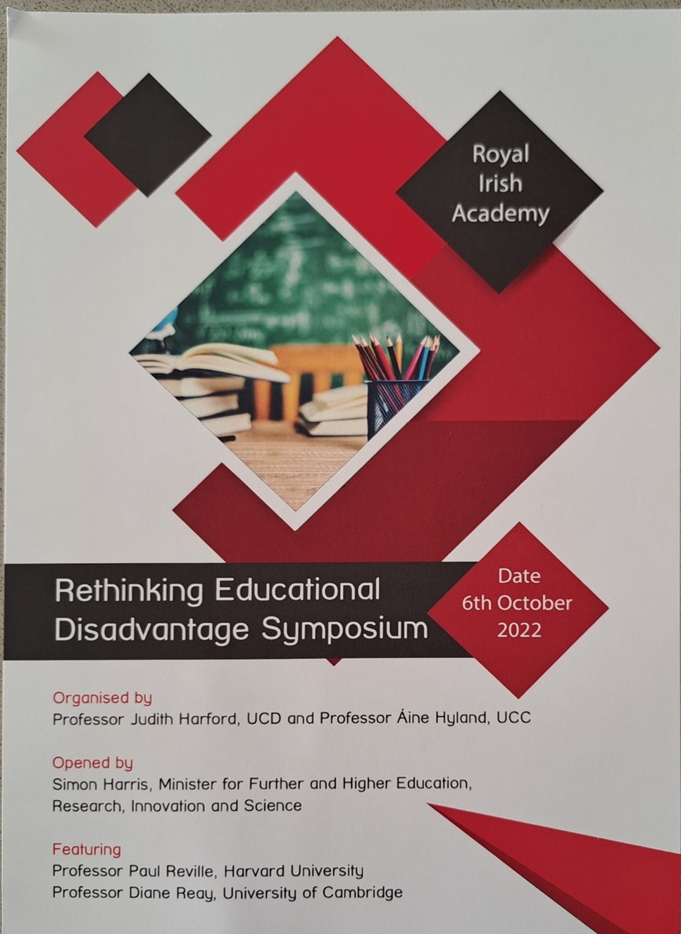Rethinking Educational Disadvantage Symposium