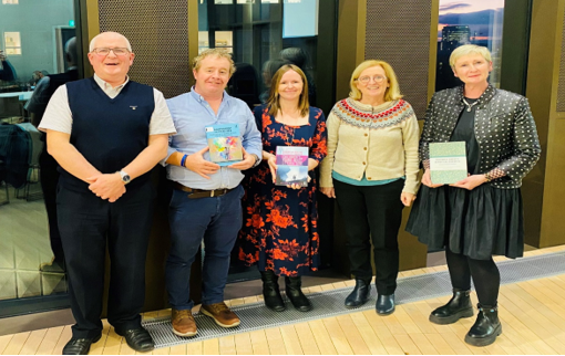 Huge congratulations to our colleagues Dr Dan O’Sullivan, Dr Kevin Cahill, Dr Alicia Curtin, Prof. Kathy Hall and Dr Fiona Chambers on the recent launch of THREE different books. 