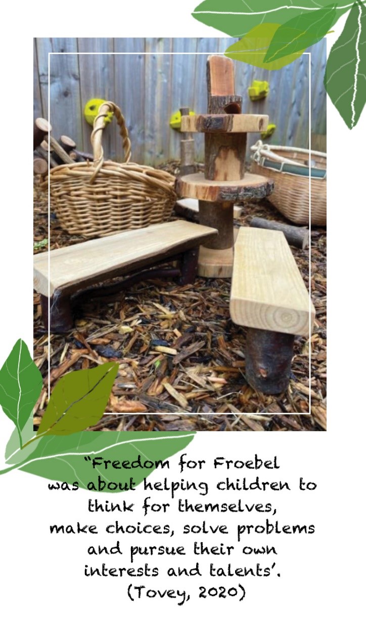 Nurture through nature: fostering early childhood students’ understanding of outdoor learning spaces through a Froebelian lens