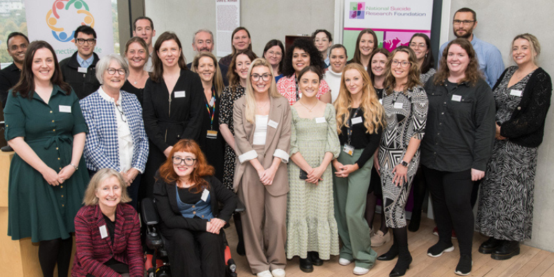 The National Suicide Research Foundation team located at the Western Gateway Building in UCC. 