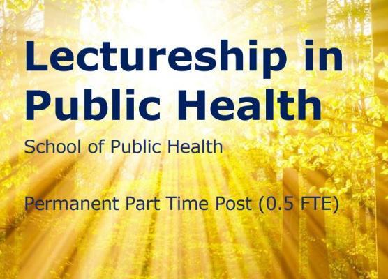 Lectureship Opportunity in Public Health 